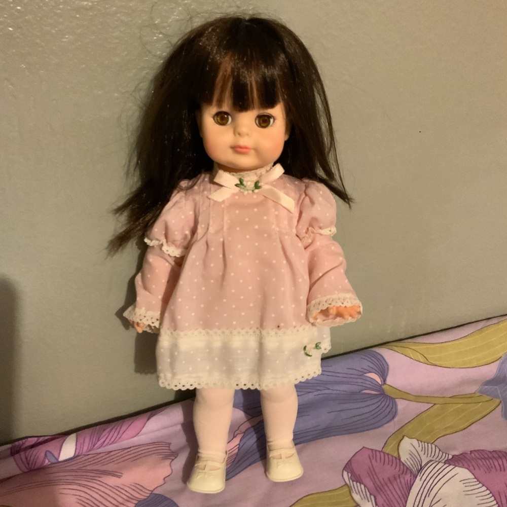 Vogue Dolls  Pink Dress Doll 14.5 Inches
